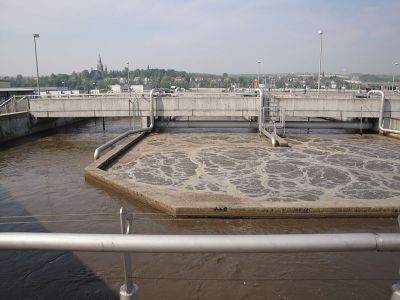 Wastewater treatment plant in Dresden, Saxony, fot. By SuSanA Secretariat [CC BY 2.0