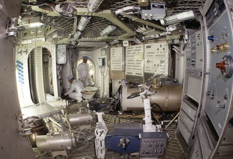 The Skylab Orbital Workshop Experiment Area